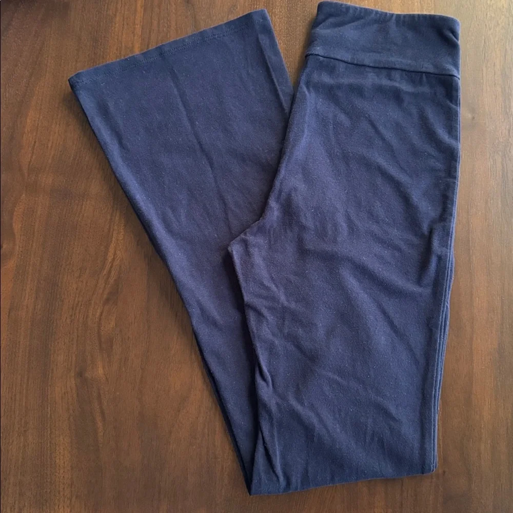 GAP KIDS YOGA Flare COTTON Pull On Legging XXL 14-16 NAVY BLUE Uniform #445082